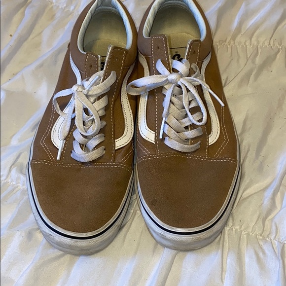 tan vans mens shoes